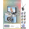 VLOGIX PRO FLIP CAM Kamera fotoğraf makinesi (MAVİ)
