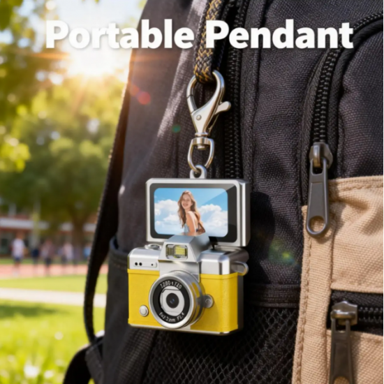 VLOGIX PRO FLIP CAM Kamera fotoğraf makinesi (KAHVE)