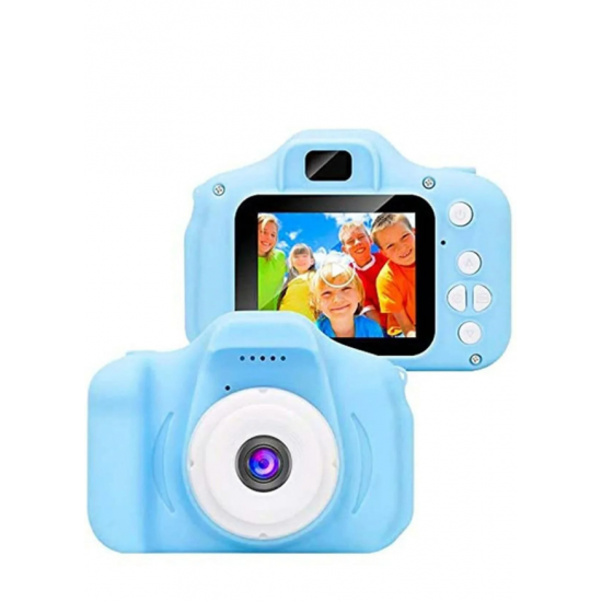 PixyKid™ Kamera Fotoğraf Makinesi (MAVİ)