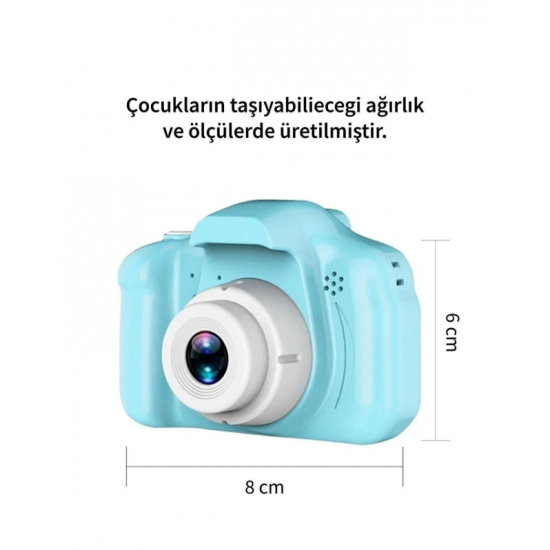 PixyKid™ Kamera fotoğraf makinesi (mavi)