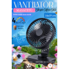 Mini Soğutucu Vantilatör Type-C Şarjlı Masa Üstü Fan Taşınabilir 4 Mod Hız Ayarlı Pervane (SİYAH)