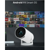 4K Android Led Projektör 1280*720P Taşınabilir Ev Sinema Projeksiyonu Wifi Akıllı Görüntü Sistemi