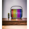 Mini Kablosuz Mikrofonlu Bluetooth Hoparlör Multi-Medya Karaoke RGB LED Su Geçirmez Ses Bombası