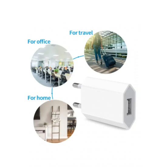 Tüm Cihazlara Uyumlu 100-200V 5W USB Şarj Aleti Adaptörü Başlığı