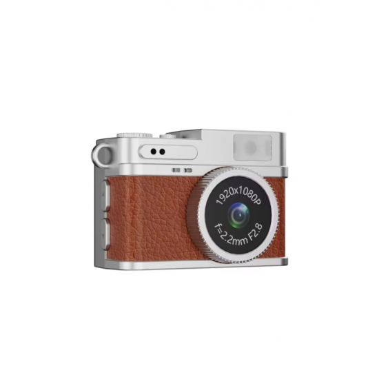 LUMIXA MINI PRO CAM  “Premium Kreatör Kamerası”  fotoğraf makinesi (KAHVERENGİ)