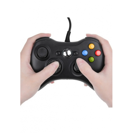 Usb Kablolu Kol Gamepad Xbox 360 Uyumlu Analog Controller Joypad Konsolu Oyun Için Joystick Kumanda