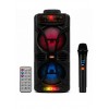 Büyük Boy Karaoke Speaker Mikrofonlu Bluetooth Hoparlör Extra Bass-Tweeter Subwoofer Ses Bombası