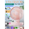 Mini Soğutucu Vantilatör Type-C Şarjlı Masa Üstü Fan Taşınabilir 4 Mod Hız Ayarlı Pervane (BEYAZ)
