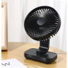 Mini Soğutucu Vantilatör Type-C Şarjlı Masa Üstü Fan Taşınabilir 4 Mod Hız Ayarlı Pervane (BEYAZ)