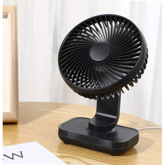 Mini Soğutucu Vantilatör Type-C Şarjlı Masa Üstü Fan Taşınabilir 4 Mod Hız Ayarlı Pervane (BEYAZ)