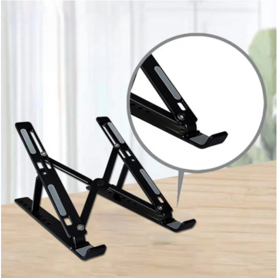 Katlanabilir Ayarlı Dizüstü Alüminyum Notebook Stand Macbook Tablet Laptop Stand