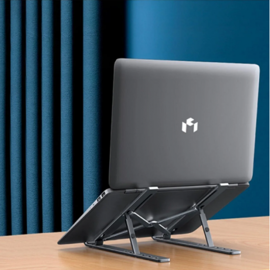 Katlanabilir Ayarlı Dizüstü Alüminyum Notebook Stand Macbook Tablet Laptop Stand