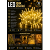 10 MT Led Işık Aydınlatma Yılbaşı Çam Ağacı Süsleme 100 Ampul 8 Modlu Fişli Dekor Lambası