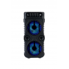 Karaoke Bluetooth Hoparlör Taşınabilir Kablosuz Usb SubWoofer RGB Işık Fm Sd Mikrofonlu Ses Bombası